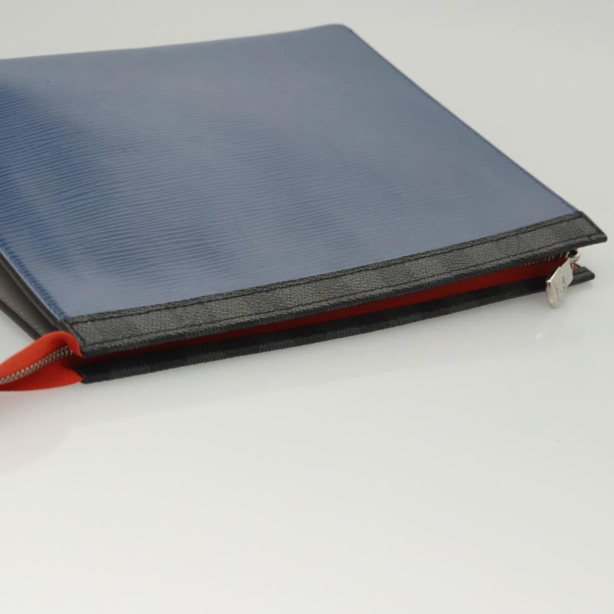 Louis Vuitton Pochette Voyage Epi Leather with Damier Graphite