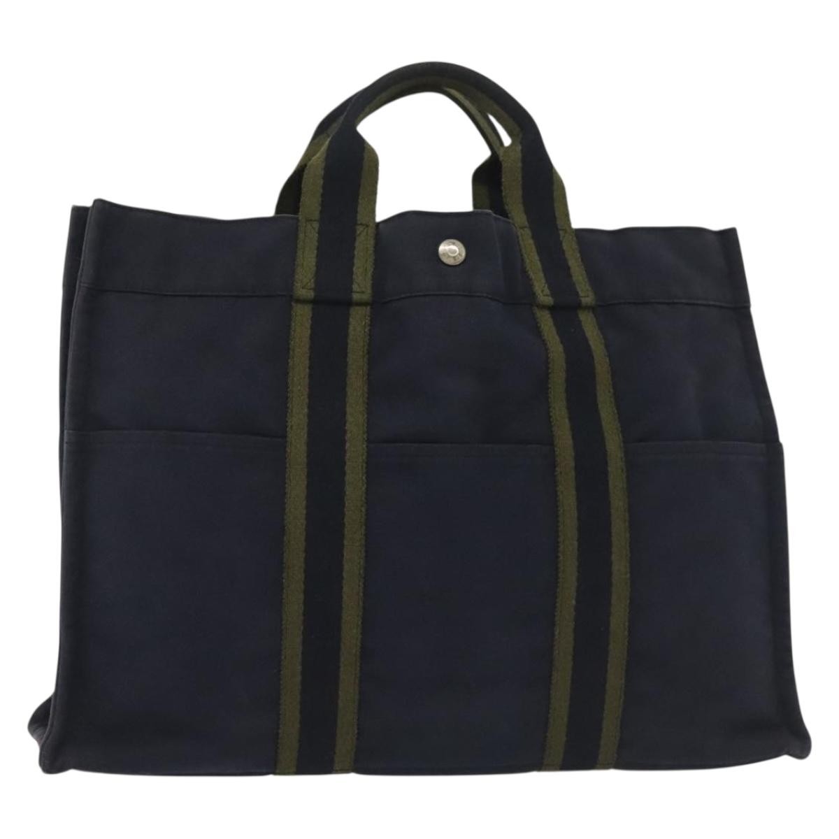 Hermes Fourre Tout Tote Toile
