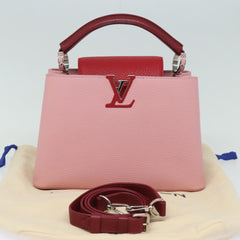 Louis Vuitton Capucines Bag Canvas with Taurillon Leather