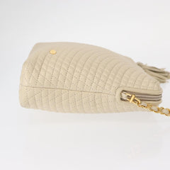 Bally Vintage Chain Shoulder Bag Quilted Leather