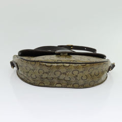 Celine C Sulky Shoulder bag Canvas and Leather