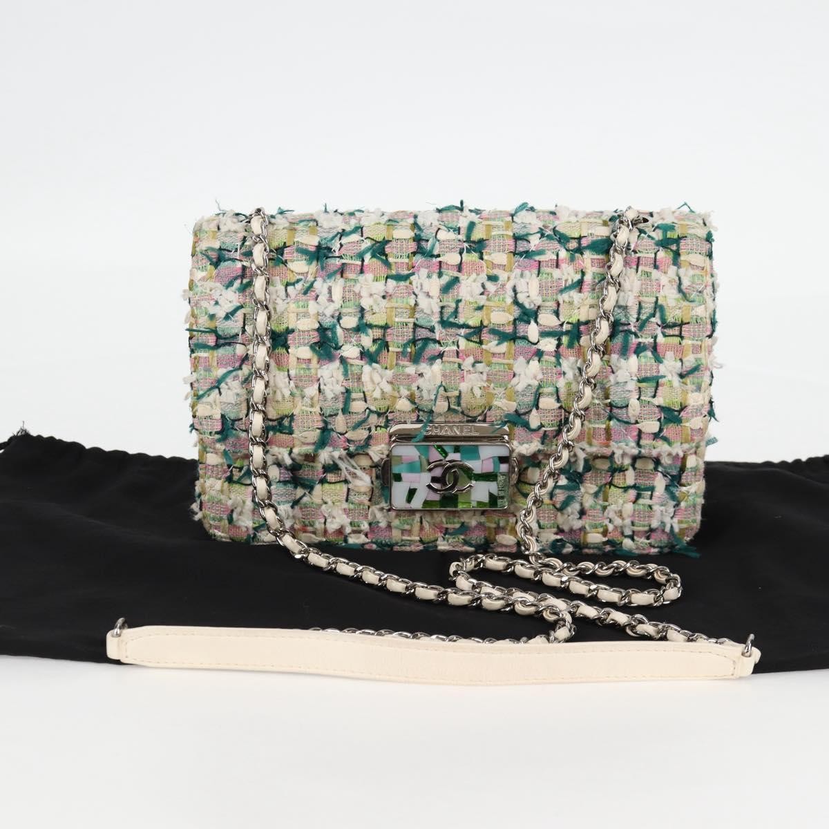 Chanel Beauty Lock Flap Bag Quilted Tweed