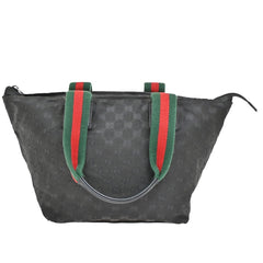 Gucci Web Zip Tote GG Nylon