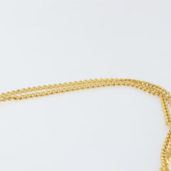 Christian Dior Vintage Honeycomb chain Canvas