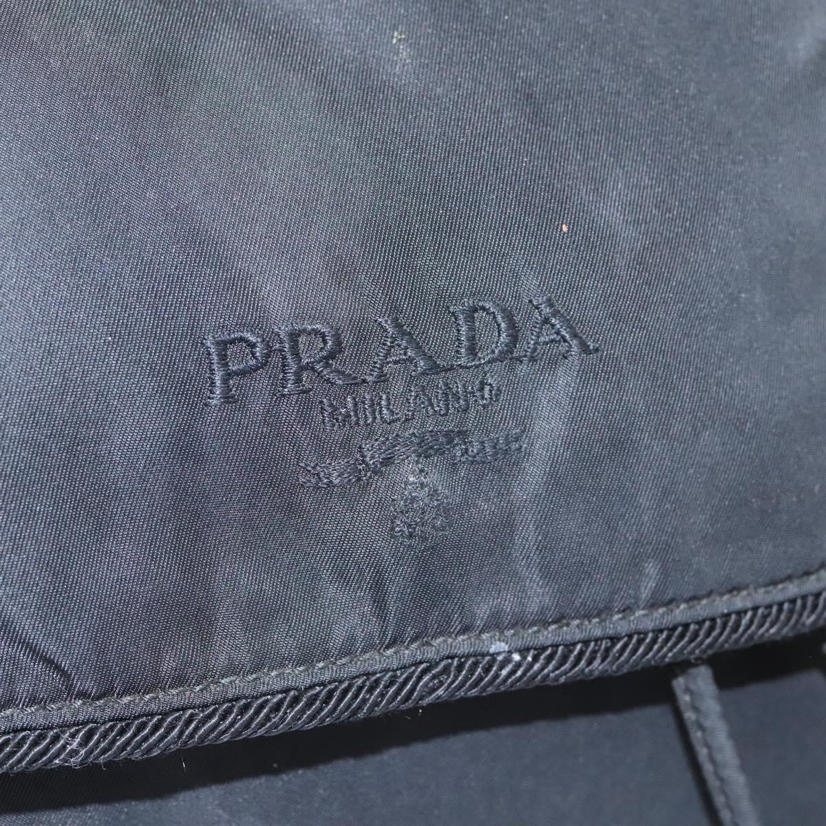 Prada Flap Drawstring Backpack Tessuto