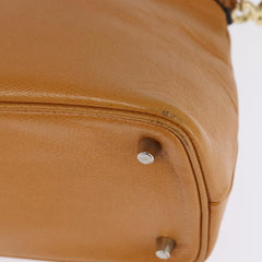 Versace Vintage Sun Zip Satchel Embossed Leather