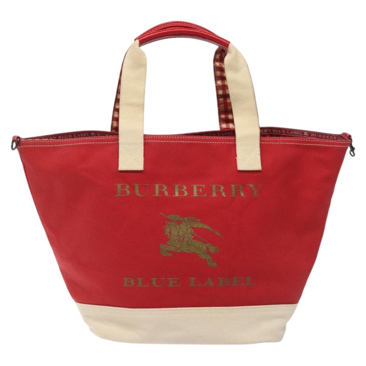 Burberry Blue Label Tote Bag Canvas