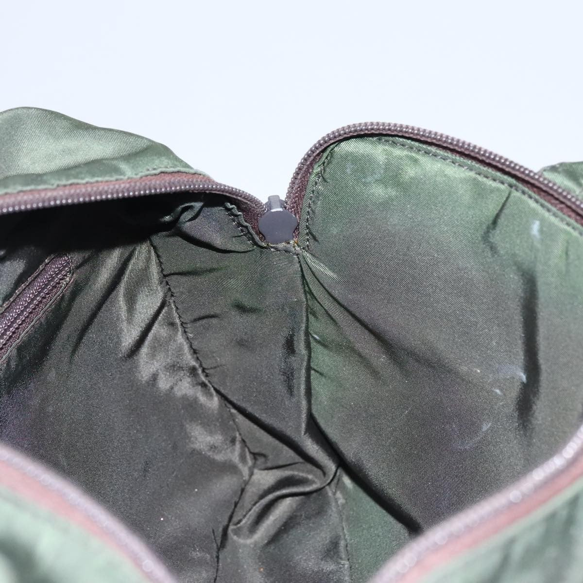 Prada Vintage Zip Handbag Tessuto