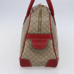 Celine Vintage Macadam Handbag Canvas and Leather