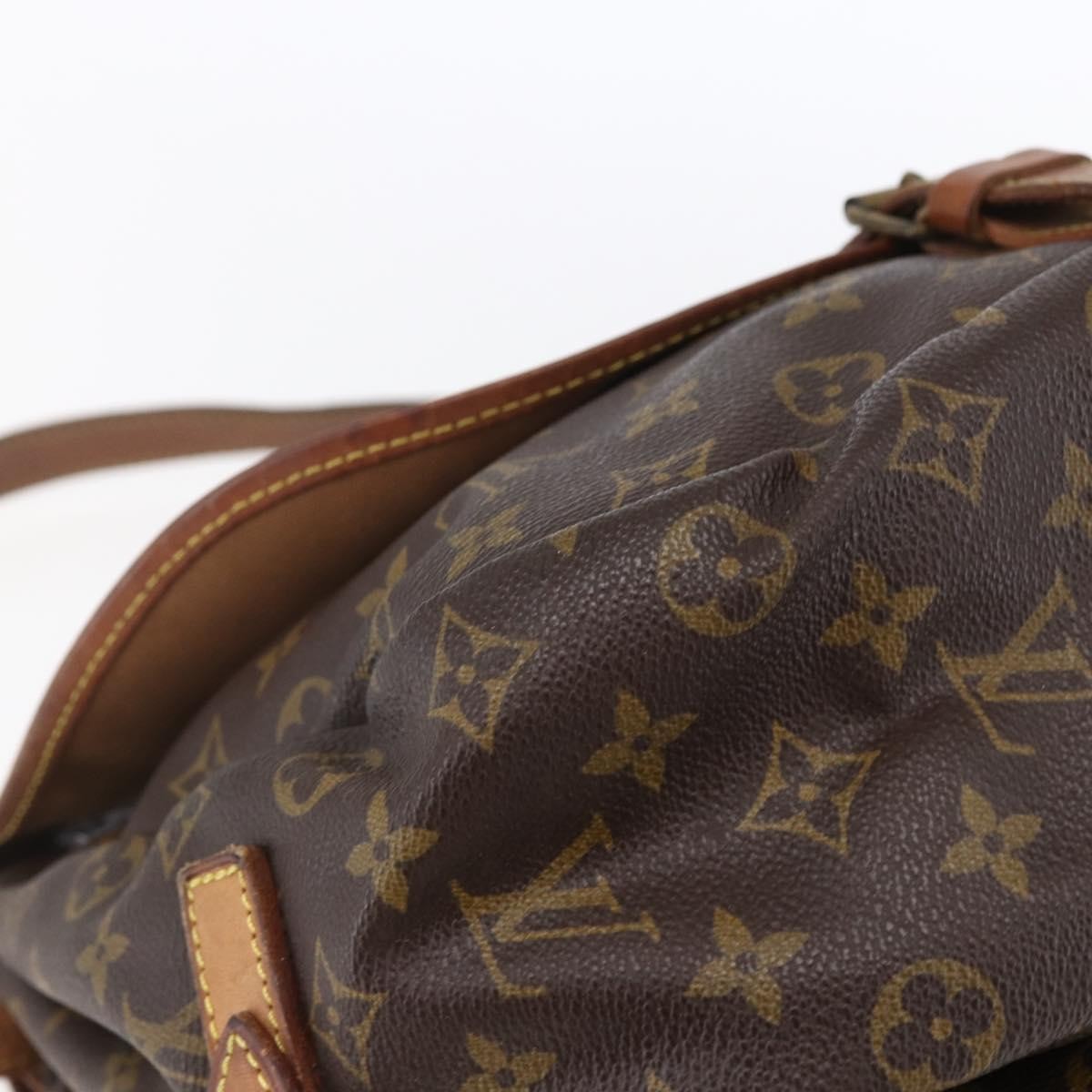 Louis Vuitton Saumur Handbag Monogram Canvas