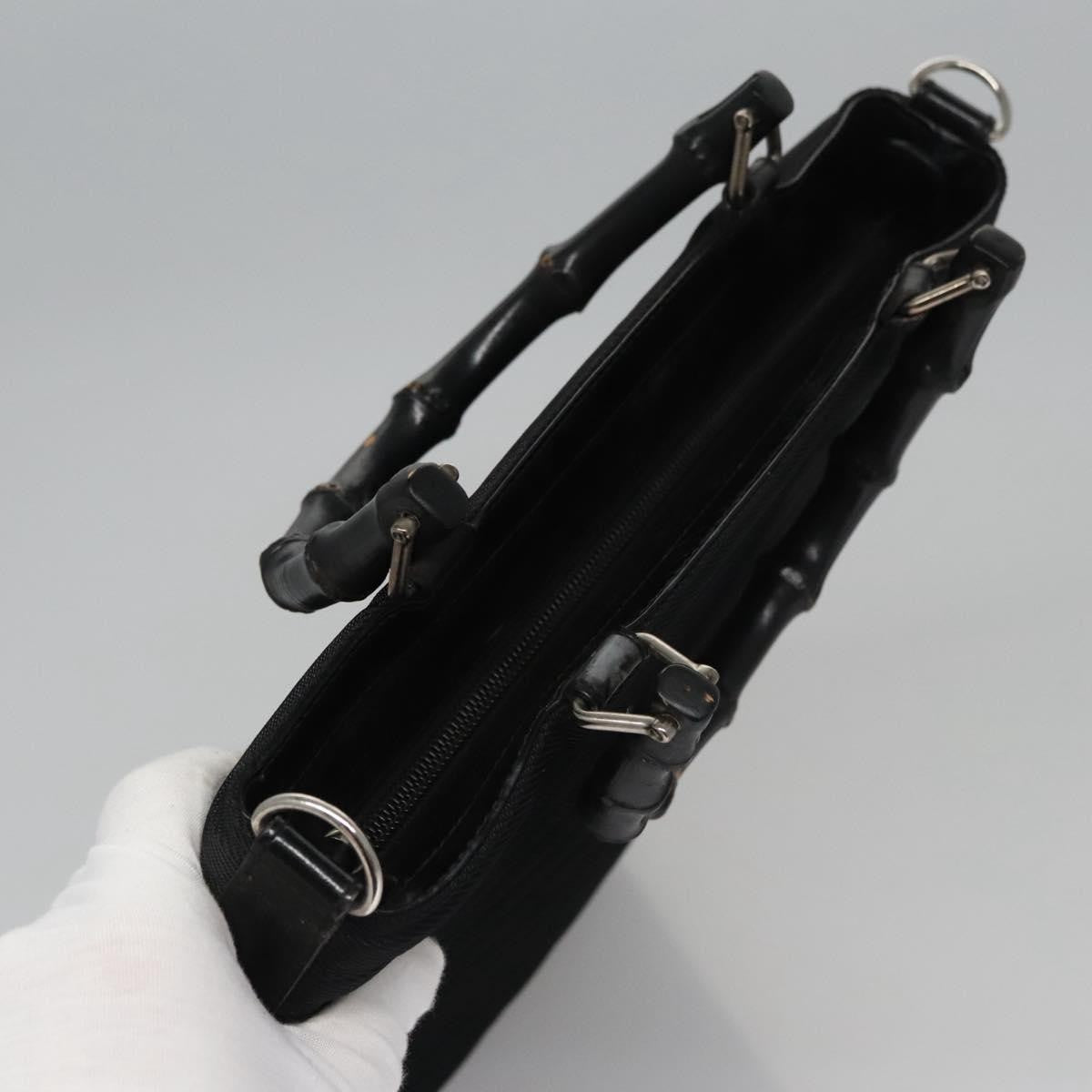 Gucci Vintage Bamboo Handle Bag Nylon