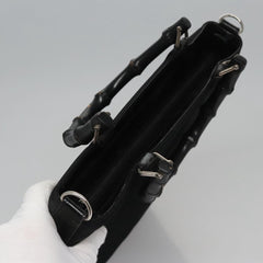 Gucci Vintage Bamboo Handle Bag Nylon