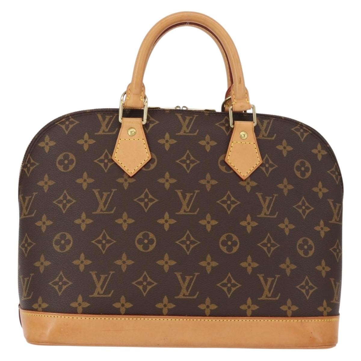 Louis Vuitton Alma Handbag Monogram Canvas