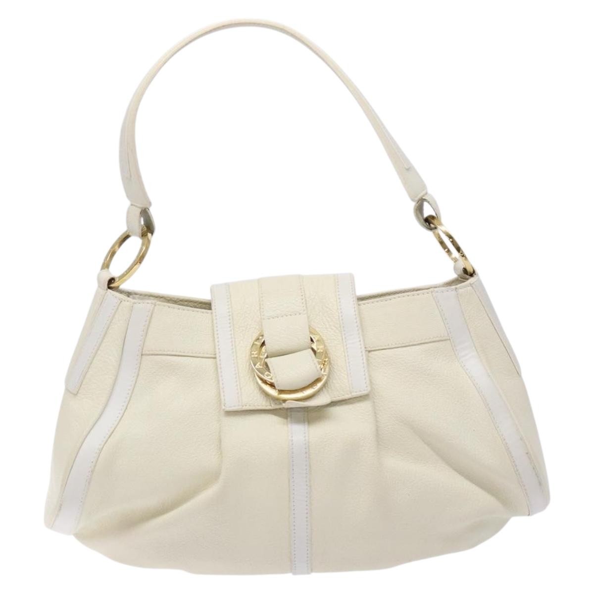 Bvlgari Chandra Top Handle Bag Leather