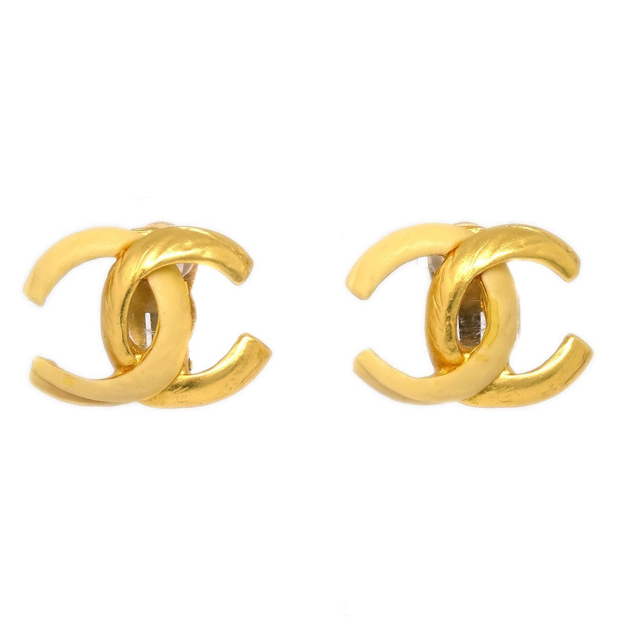 Chanel CC Clip-On Earrings Metal