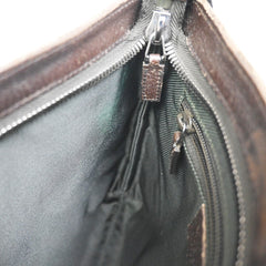 Gucci Zip Top Messenger GG Canvas with Leather