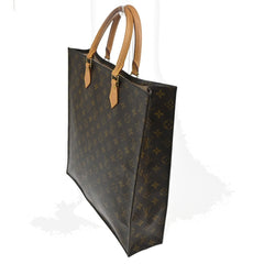 Louis Vuitton Sac Plat Bag Monogram Canvas