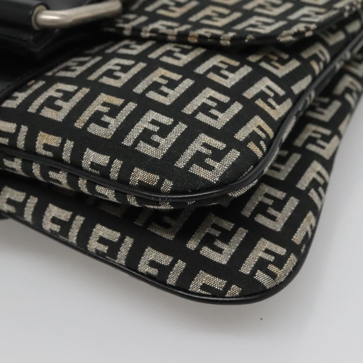 Fendi Buckle Flap Shoulder Bag Zucchino canvas