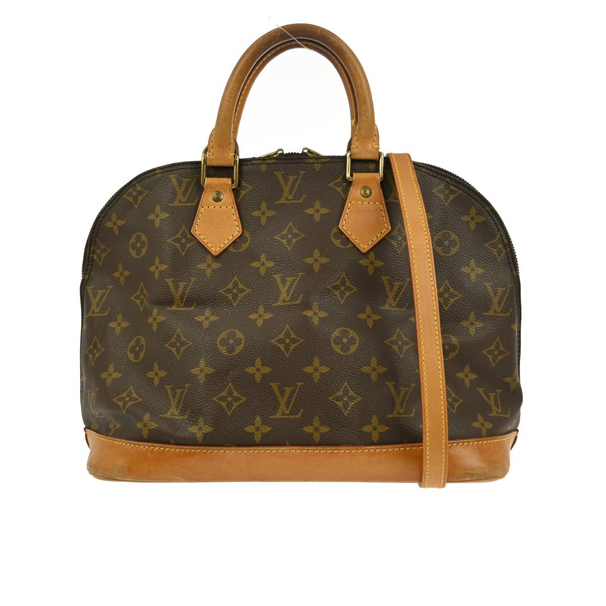 Louis Vuitton Alma Handbag Monogram Canvas