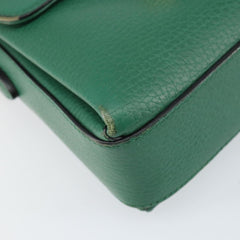 Gucci Interlocking Chain Crossbody Bag Leather