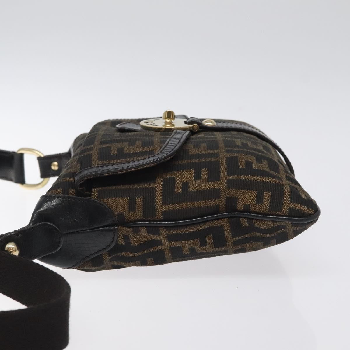 Fendi Chef Zip Crossbody Bag Zucca Canvas
