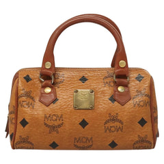 MCM Visetos logogramme Handbag Canvas and Leather