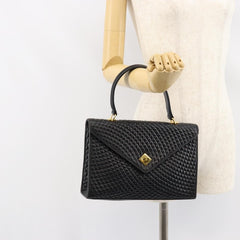 Bally Vintage Handbag Quilted Leather