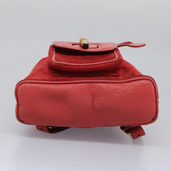 Gucci Vintage Bamboo Backpack Suede
