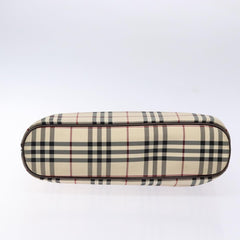 Burberry Nova Check Tote Canvas and Leather