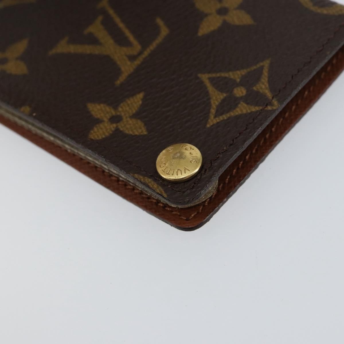 Louis Vuitton Porte Cartes Pression Card Case Monogram Canvas