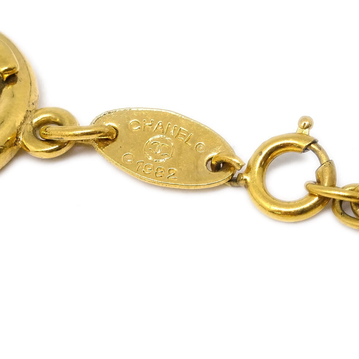 Chanel CC Cutout Round Bracelet Metal