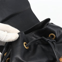 Gucci Vintage Bamboo Backpack Leather