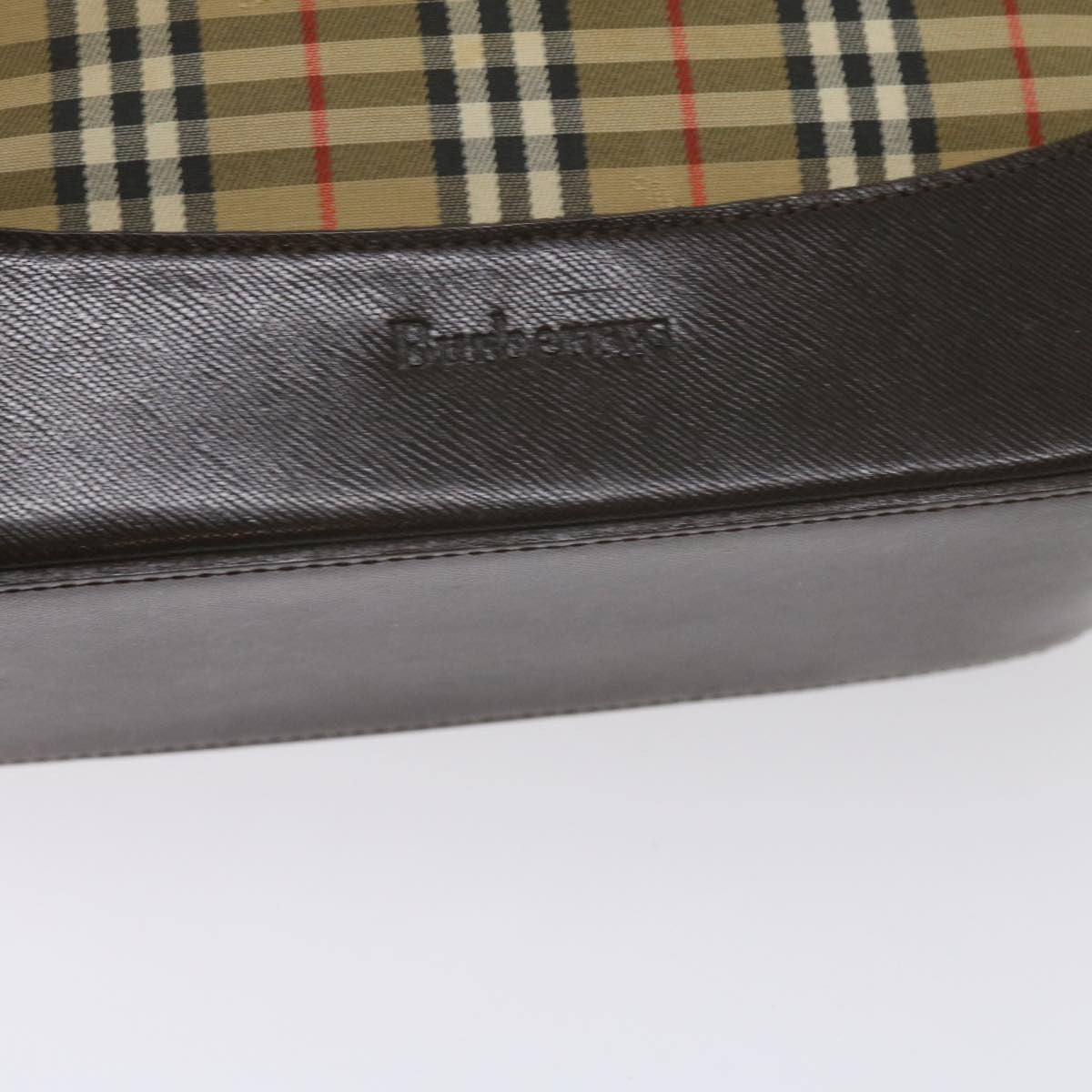 Burberry Nova Check Tote Leather