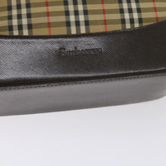 Burberry Nova Check Tote Leather