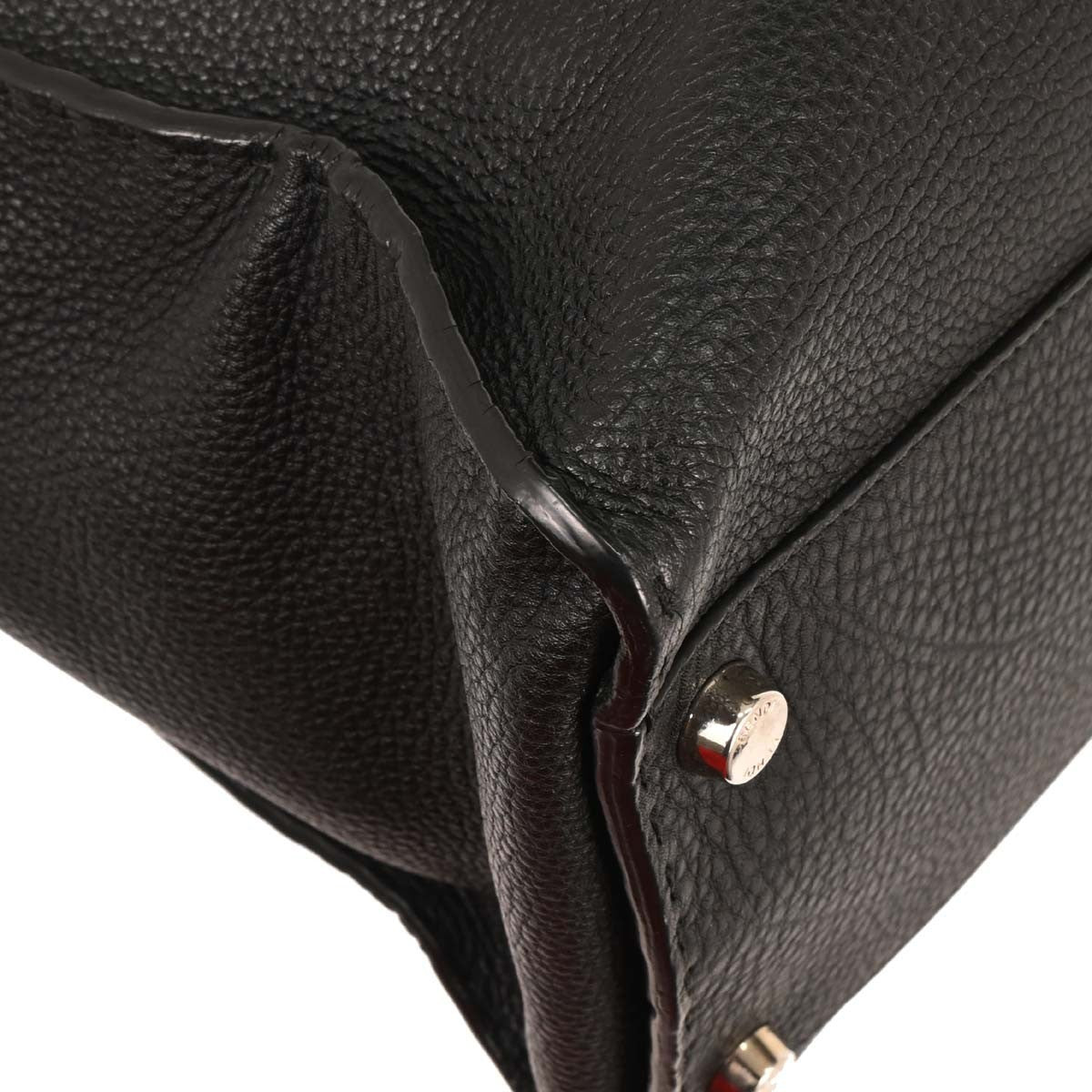 Fendi Monster Selleria Peekaboo Fit Bag Leather