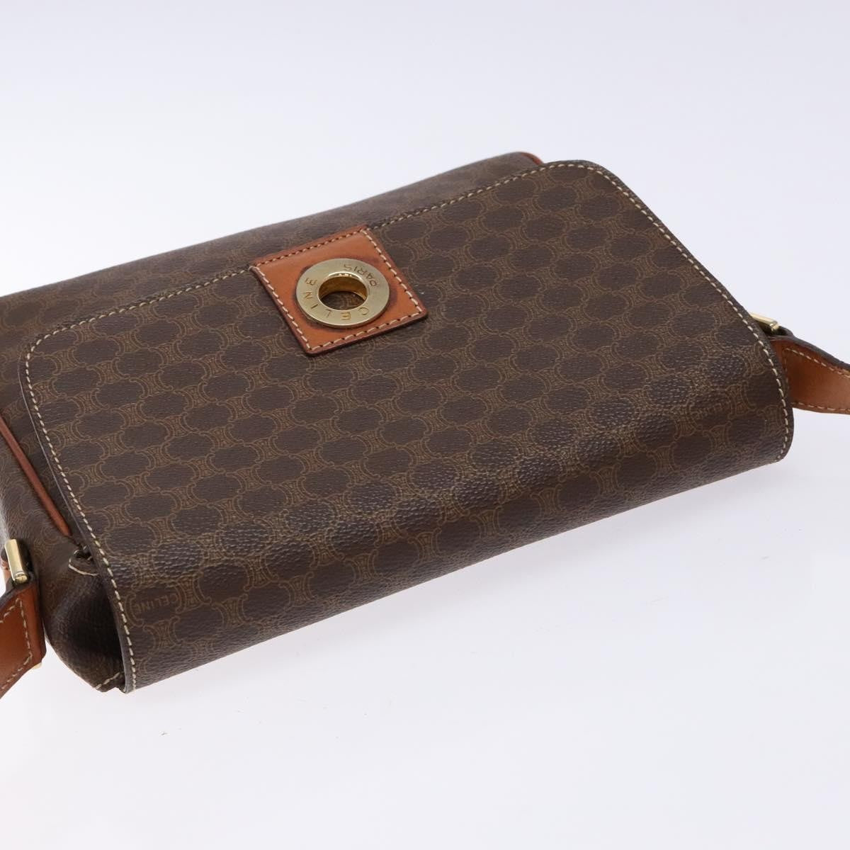 Celine Macadam Shoulder Bag PVC Leather