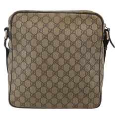 Gucci Front Zip Messenger GG Coated Canvas