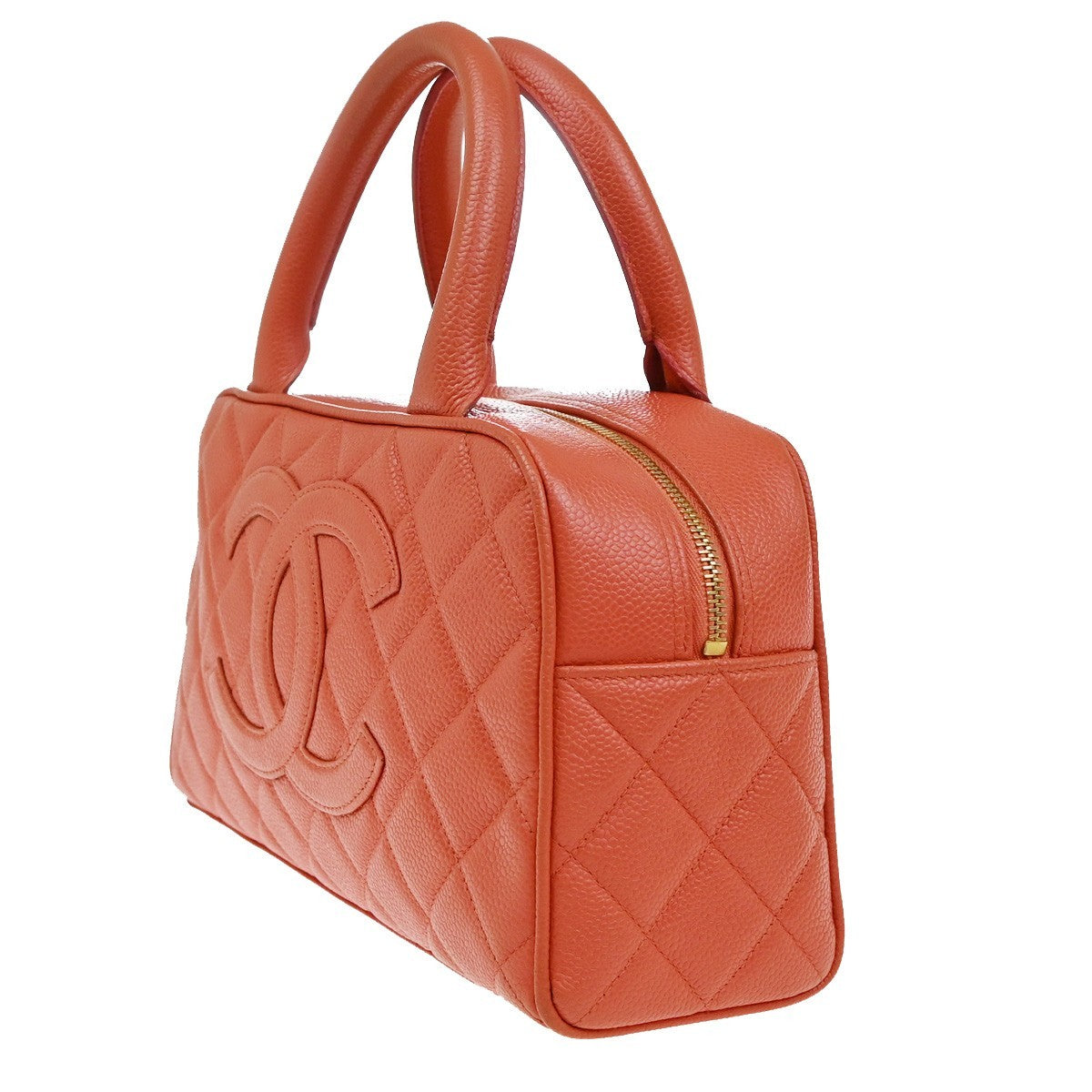 Chanel Timeless CC Bowler Bag Quilted Leather
