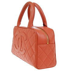 Chanel Timeless CC Bowler Bag Quilted Leather