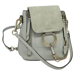 Chloe Faye Backpack Leather and Suede