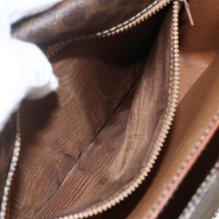 Celine Vintage Macadam Shoulder Bag Canvas