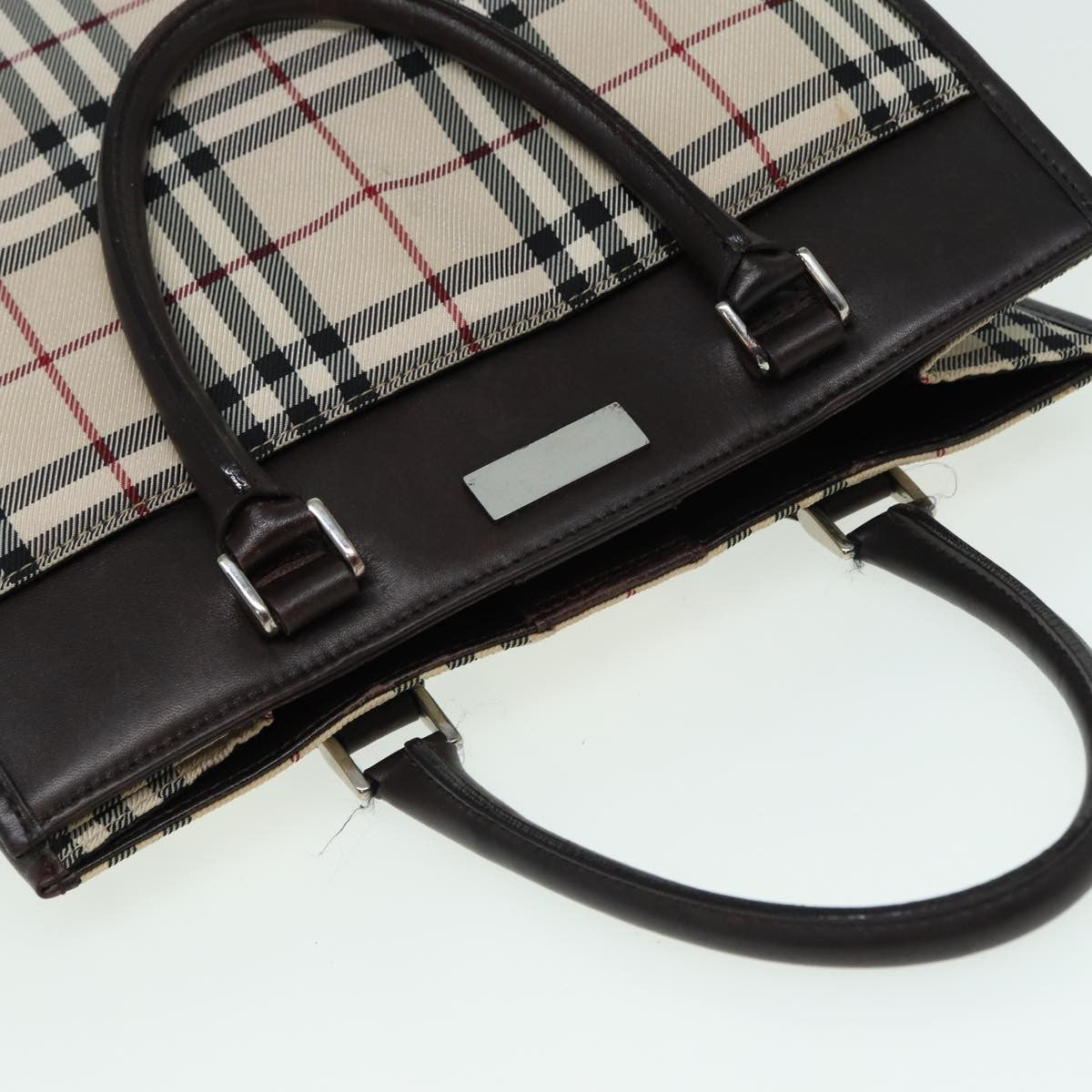 Burberry Nova Check Tote canvas check pattern