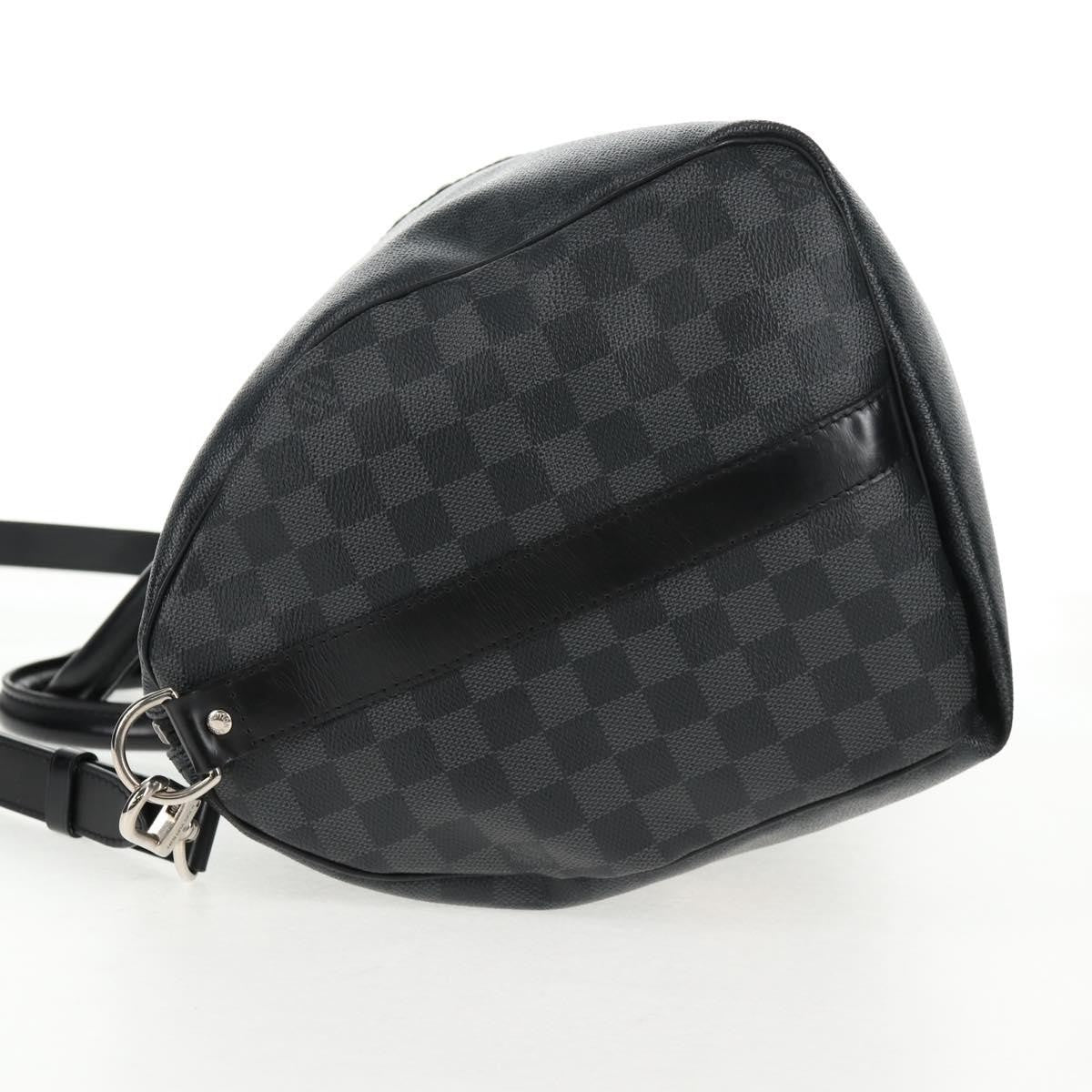 Louis Vuitton Keepall Bandouliere Bag Limited Edition Damier Graphite LV League