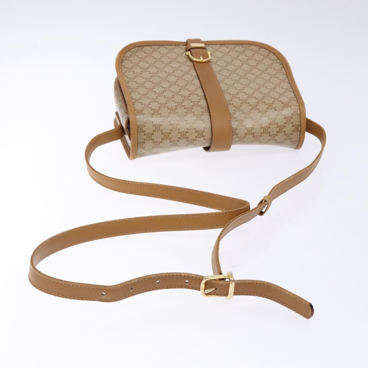 Celine Vintage Triomphe Shoulder Bag Canvas