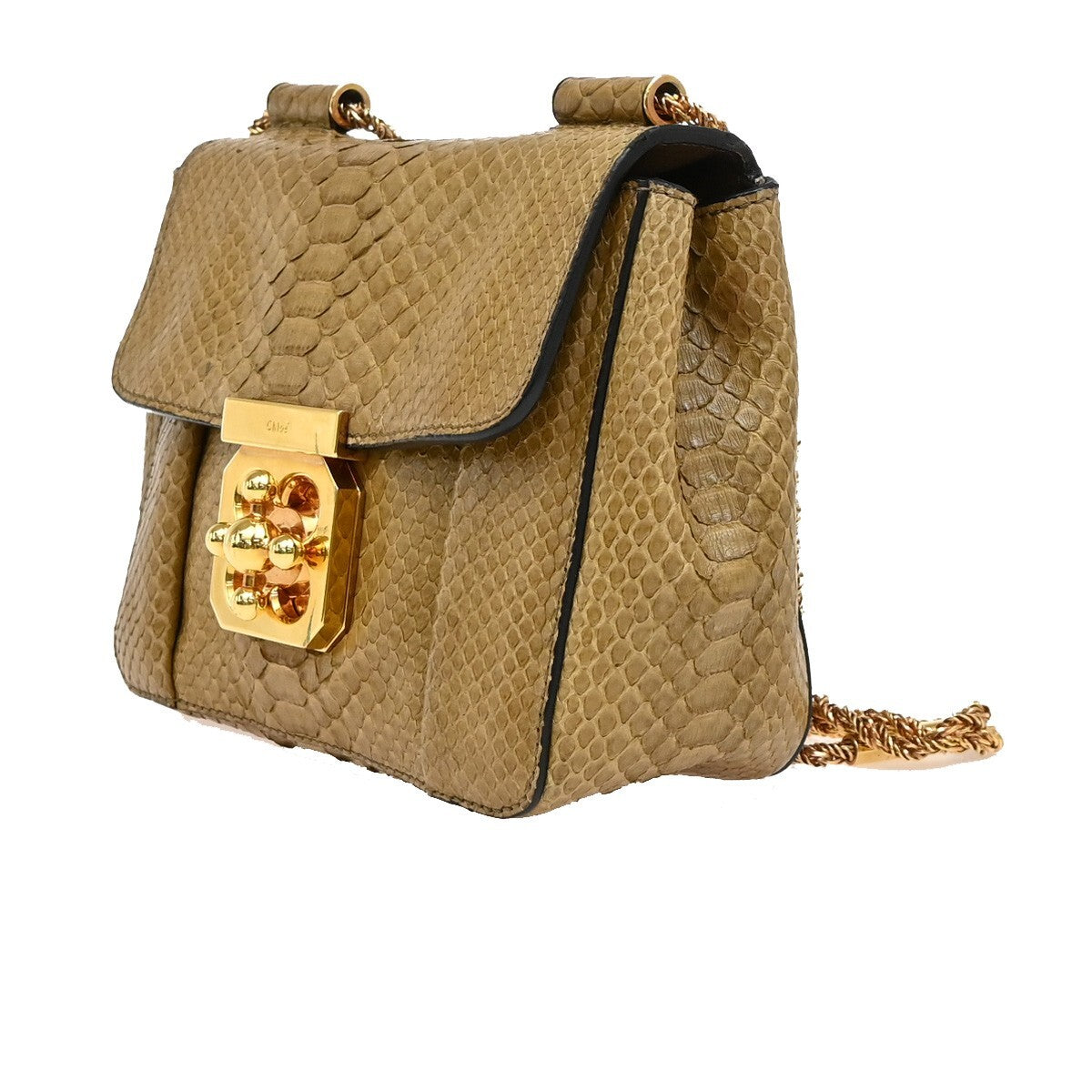 Chloe Elsie Shoulder Bag Perforated Leather