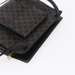 Celine Vintage Macadam Shoulder Bag Canvas