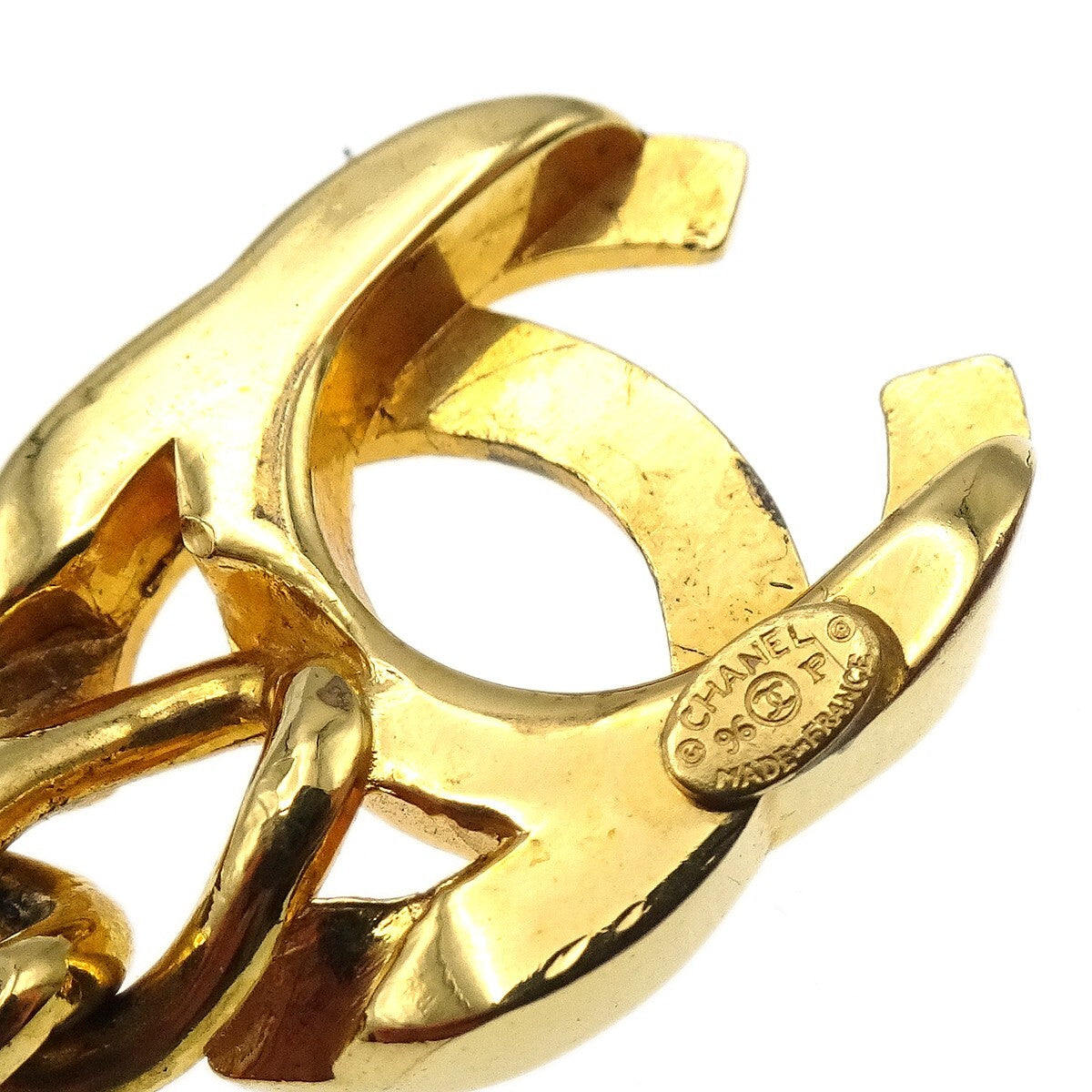 Chanel Vintage CC Turnlock Chain Bracelet Metal