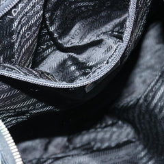 Prada Vintage Zip Tote Tessuto