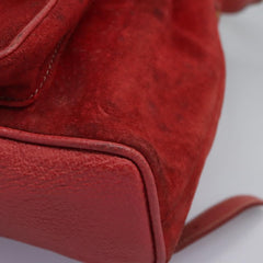 Gucci Vintage Bamboo Backpack Suede