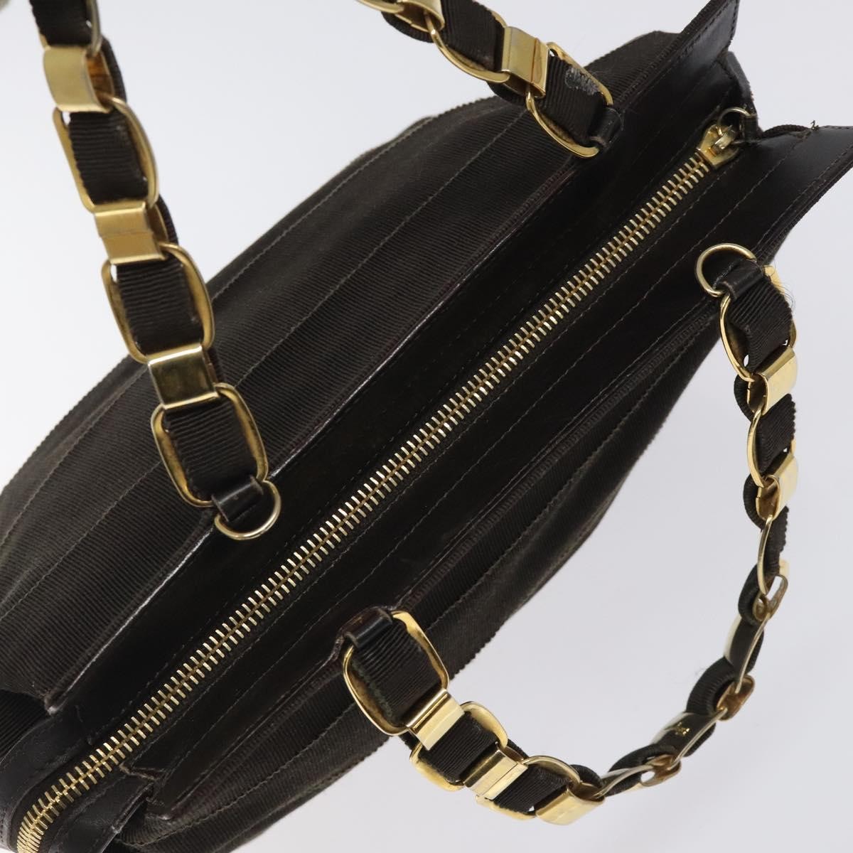 Salvatore Ferragamo Vala Handbag Canvas